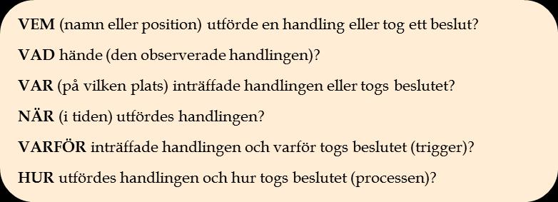 Exempel på kvalitativ
