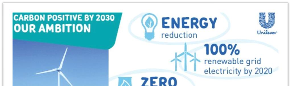 Unilever är ett bra exempel på hur företag arbetar för att uppnå net zero, d.v.s. ingen klimatpåverkan från sin verksamhet.