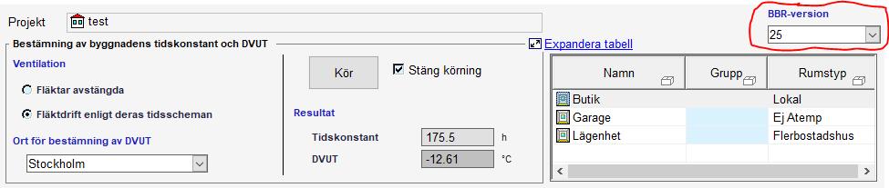 Till varje zons golvarea kommer då halva tjockleken på de innerväggar som gränsar mot rummet (multiplicerat med väggens längd) att adderas.