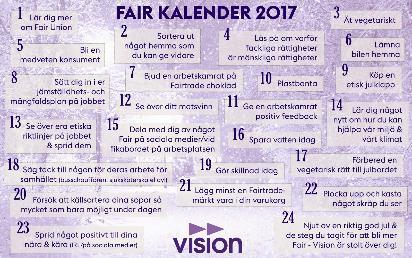 10. SCHYST ARBETSLIV Visions uppgift är att värna om fackliga rättigheter och villkor i det nationella såväl som internationella arbetet.