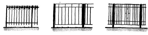 Riktlinjer för uteserveringar i Eskilstuna kommun. Bilaga 2 Exempel på lämplig utformning av staket och solskydd samt på uppbyggt golv som inte är bygglovpliktigt.