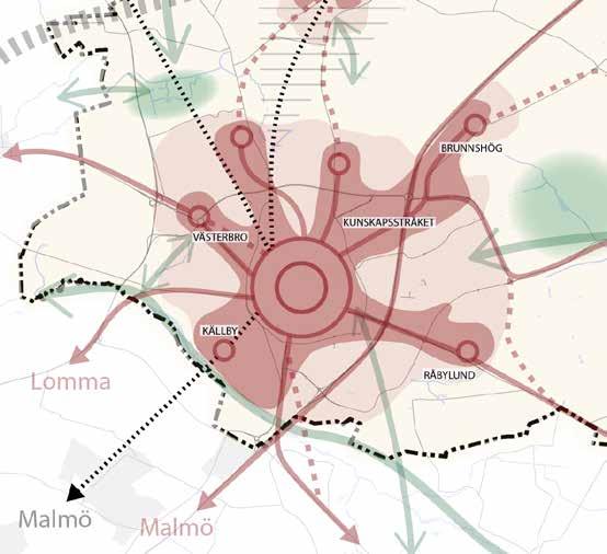 Markanvändning och hänsyn Lunds stad Övergripande inriktning Lund är en regional motor med internationell profil och stark utvecklingskraft.