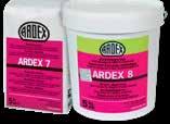 måste ARDEX 7+8 användas för att garantera god vidhäftning och reducera torktiden.