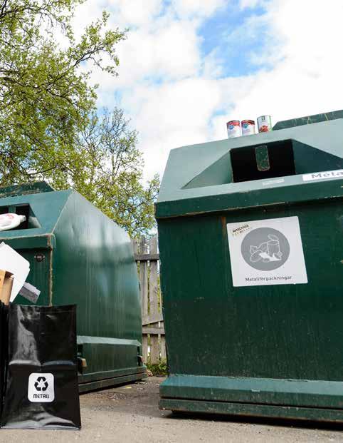 på sortering Målområden 1. Från avfall till resurs Sortering av matavfall, förpackningar och returpapper. Mindre mängder avfall ska deponeras och förbrännas återvinningen ska öka. 2.