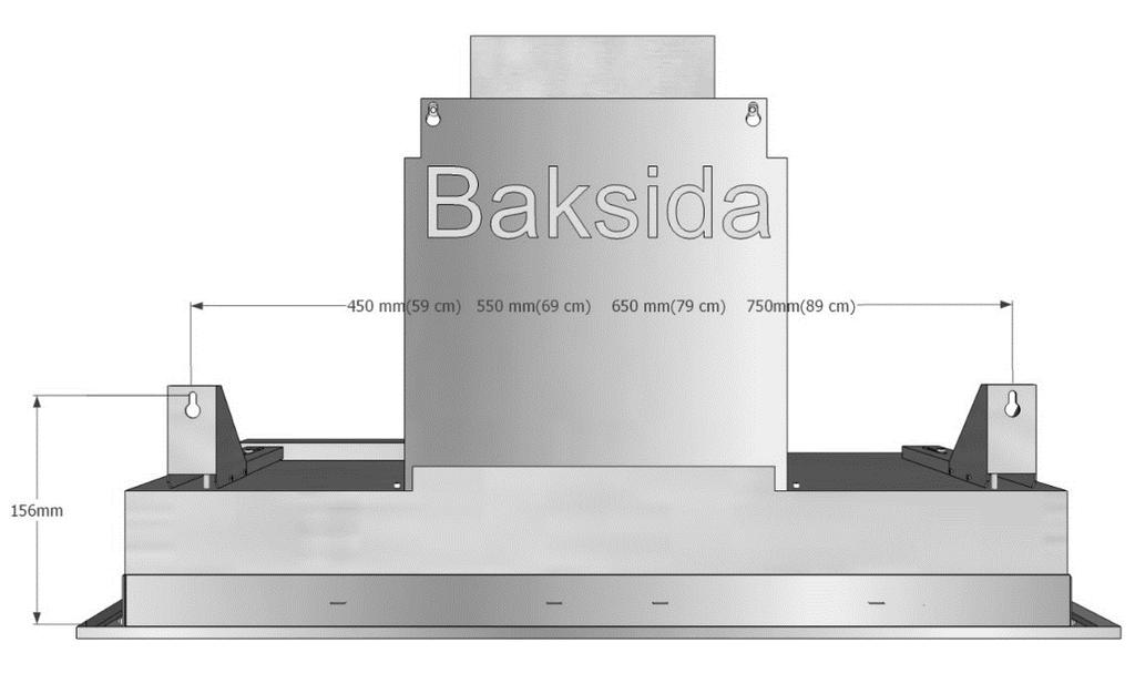 Monteringsanvisning Diskret Översikt 1. Skorstensinklädnad 2. Fläkthus 3. Kontrollpanel 4. Kallrasskydd 5. Reduktion (vid standard motor) 6. Trumsats (extra tillbehör) 7. Upphängningskonsol 8.