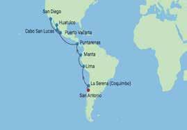 Upplev Sydamerika & Mexiko Kryssning med Celebrity Eclipse PRELIMINÄRA FLYGTIDER DAG FLYG TIDER FLYGTID 21 mar Arlanda - London 18.05-19.50 2h45 21 mar London - Santiago 22.00-09.