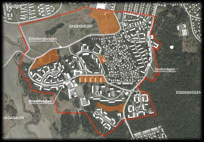 Här händer det först 1 2 3 4 5 1. Ekebydalen östra park och idrott 2. Hammarparken bostäder och förskola 3.