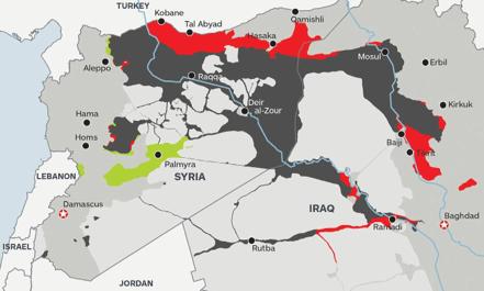 (Busniess Insider, 2015) I södra Irak, sydöst om de IS-kontrollerade områden krigar shia-miliser mot organisationen, deras soldater är accepterade av den irakiska regeringen som en del av de statliga