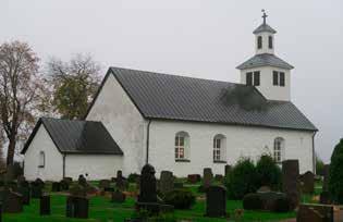 30 Västarvet Rapport 2017 Breareds salkyrka från nordost. Breared Salkyrkan är uppförd av fältsten och vigd åt Sankt Lars någon gång efter 1200-talets mitt.