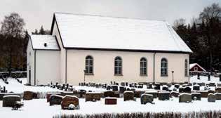64 Västarvet Rapport 2017 Ljungsarps kyrka från sydväst. Koret byggdes 1835. Ljungsarp Av den romanska kyrkan kvarstår idag långhuset.