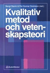Kvalitativ metod och vetenskapsteori PDF ladda ner LADDA NER LÄSA Beskrivning Författare: Mikael Alexandersson.