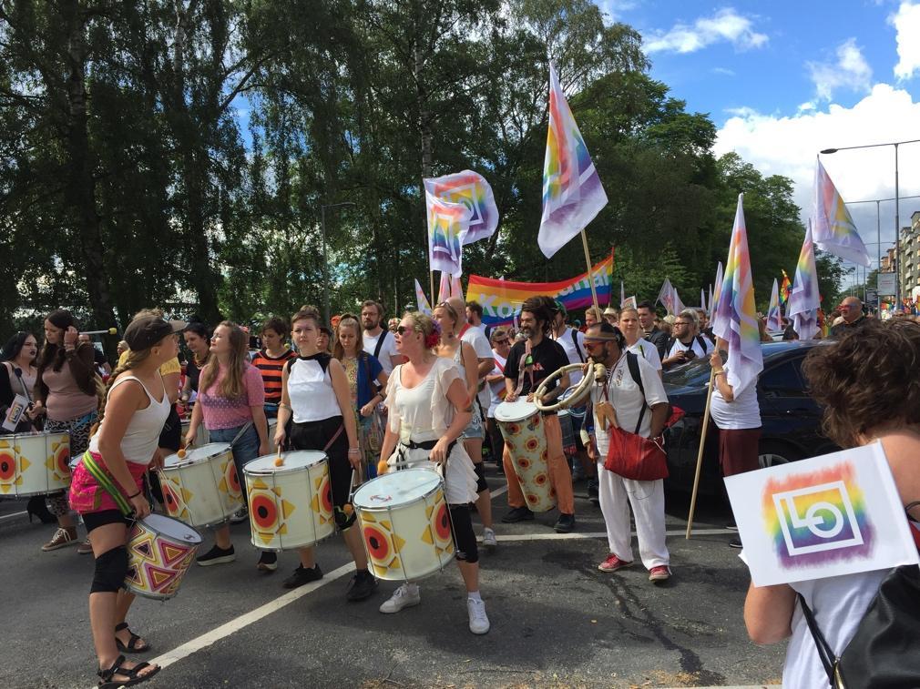 Avdelning 3 på Pridefestivalen För GS och avdelning 3 är det självklart att medverka på Pride-veckan i Stockholm.