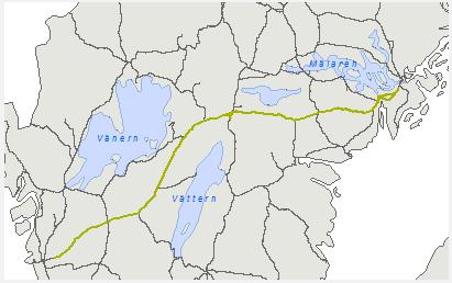 16 KVANTITATIV RISKUTREDNING MED AVSEENDE PÅ FARLIGT GODS FÖR JOHANNEDAL, VÅRGÅRDA Figur 6. Västra Stambanan löper mellan Stockholm och Göteborg (Trafikverket, 2017). 4.1.1 Farligt gods på Västra Stambanan förbi området Totalt passerar ca 350 tåg per dygn på denna del av Västra Stambanan varav 90 tåg transporterar gods (Trafikverket, 2015).