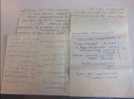 Nästa steg idéer Integrera ERN i våra sjukvårdssystem Tydliggöra vad som krävs av våra patientföreträdare Tydliggöra NFSDs roll under och efter projektet Stöd och utbildning för patientföreträdare