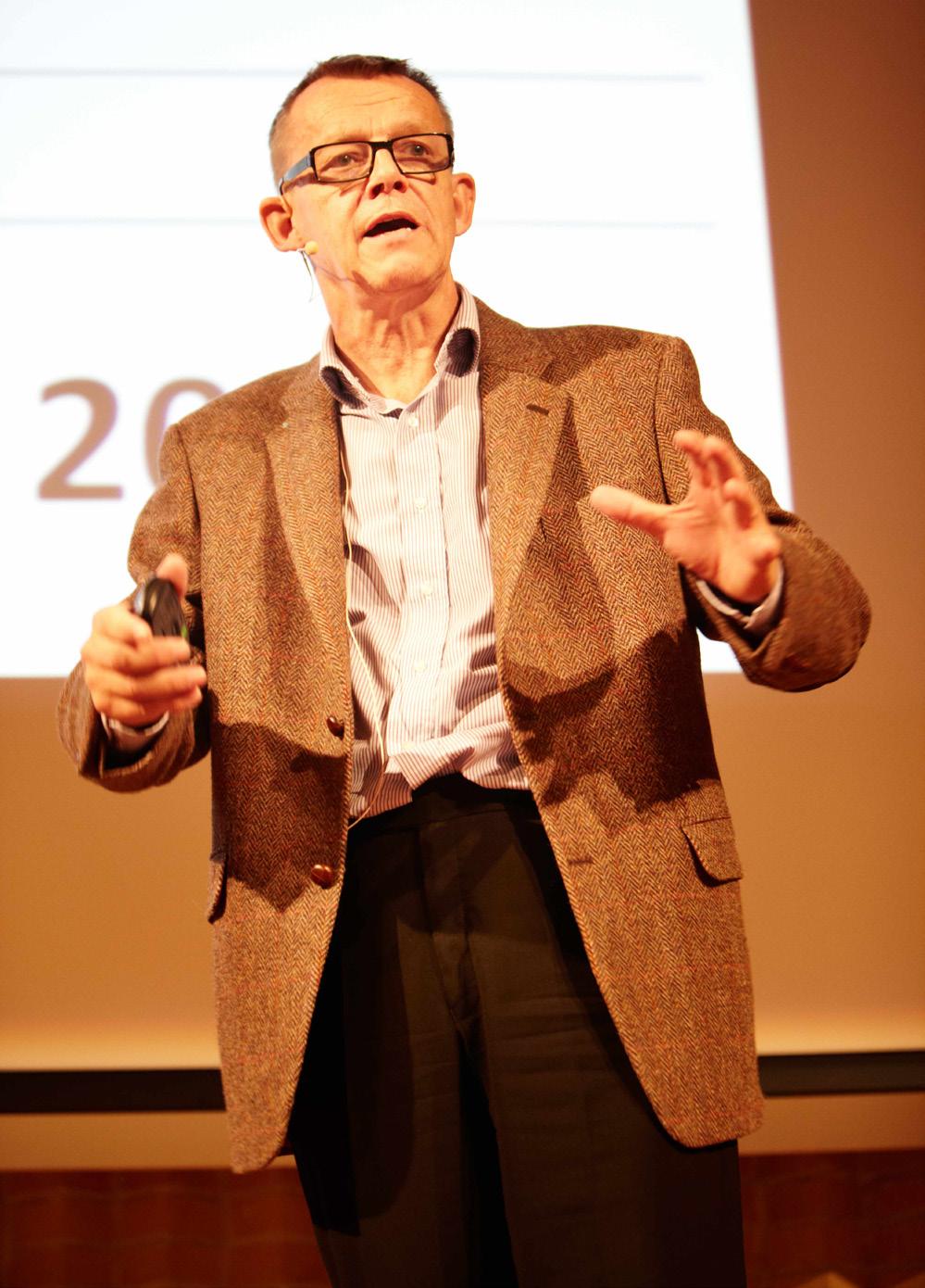 Hans Rosling på Nordisk konferens i Göteborg 2012 som arrangerades av Barnplantornas och Sahlgrenska universitetssjukhuset.