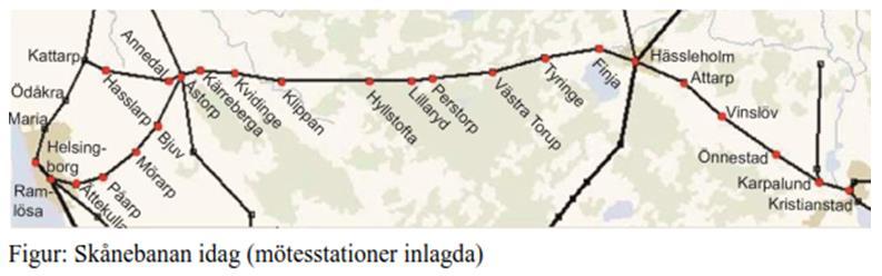 Hässleholm - Kristianstad, part dsp Vinslöv - Önnestad, JSY187 Infoga diagram, figur eller bild här 1.