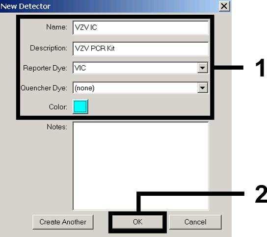 (VZV TM IC) VIC none För framtagning av de här detektorerna väljer du i Detector Manager nere till vänster alternativet File och därefter alternativet New. Fig.
