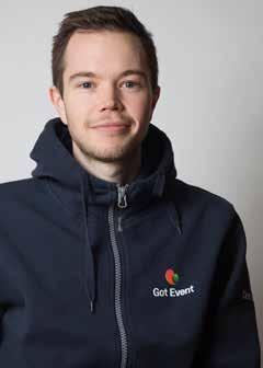 Det var mycket som inte hände Martin Lindroth är drifttekniker på Got Event. Vilka är dina viktigaste uppgifter? Som drifttekniker har jag hand om våra arenor och arenafastigheter.