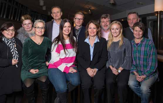 STYRELSE Övre raden från vänster: Gunilla Dörner Buskas, Robert Hammarstrand (förste vice ordförande), Jesper Jonsteg, Lars Dahlström (Vision),