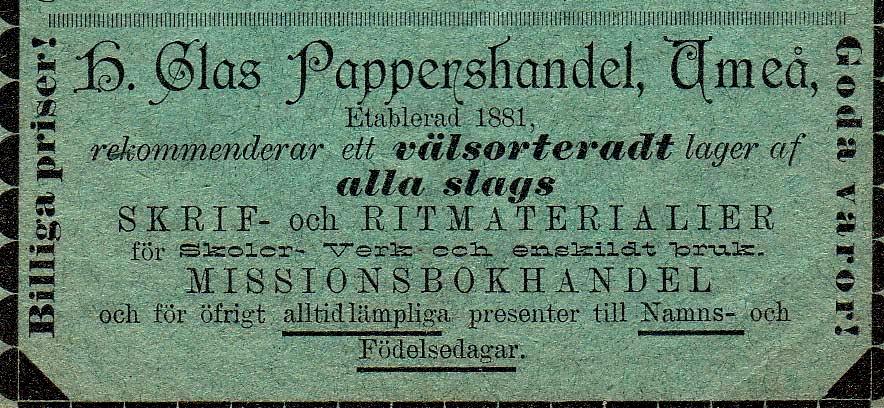 1893 Midt emot Missionshuset