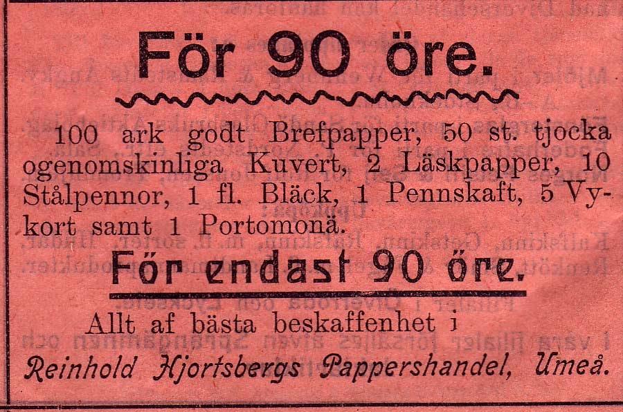 4 Hjortbergs Pappershandel,