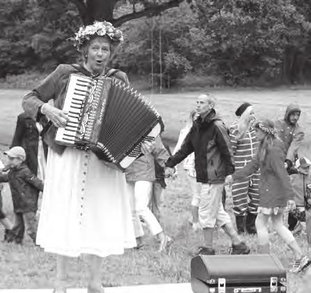 Midsommar på Mössebergsgården Årets midsommarfirande blev en rejäl succé.
