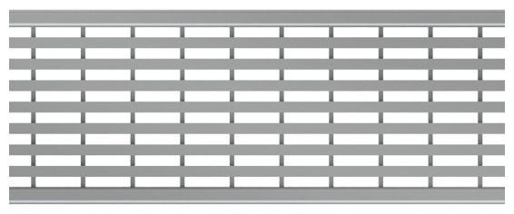 Belastningsklass B125 Produktinformation Galler enligt EN 1433 Med skruvfritt låssystem Drainlock Material Inloppsöppning Inloppsarea (cm 2 /m) Rutgaller Q+ 1000 123