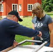 Byggnadsvård Hantverk, traditioner och sunda material Äldre trähus, medeltida kyrkor, bostadsområden från