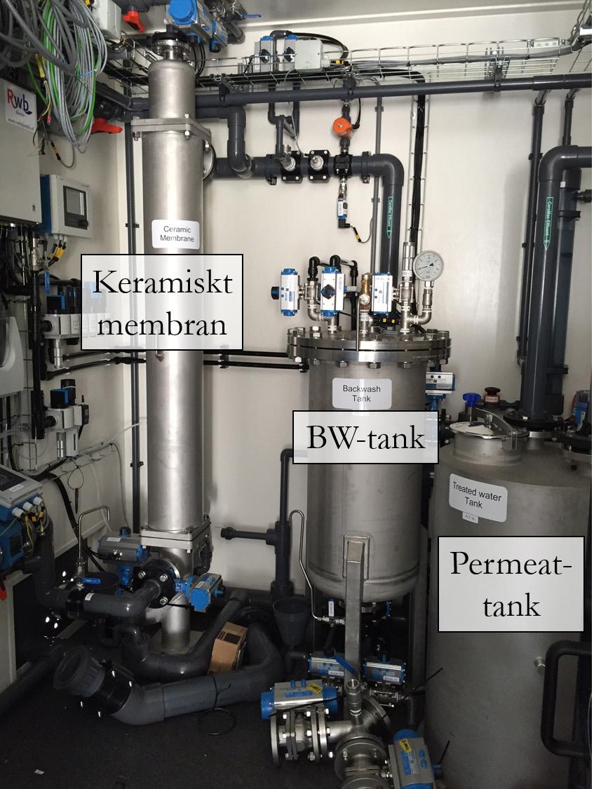 Avskiljning av lukt och smak (Langlais et al. 1991) Förbättrade driftförhållanden för t.ex. membran och GAC-filter (Odegaard et al. 1986; Galjaard et al. 2014; Zhang et al. 2013).
