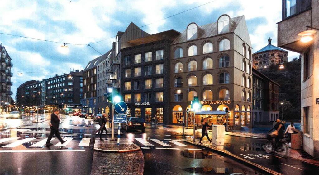 Fotomontage från Övre Husargatan mot sydväst Avstämning med andra förvaltningar Ärendet har sänts till (SDF Majorna-Linné, Park och Natur, Kulturförvaltningen, Miljöförvaltningen, Lokalsekretariatet