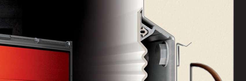 3 1 flexibel panelfogstäckning 2 aluminiumprofiler för fastsättning