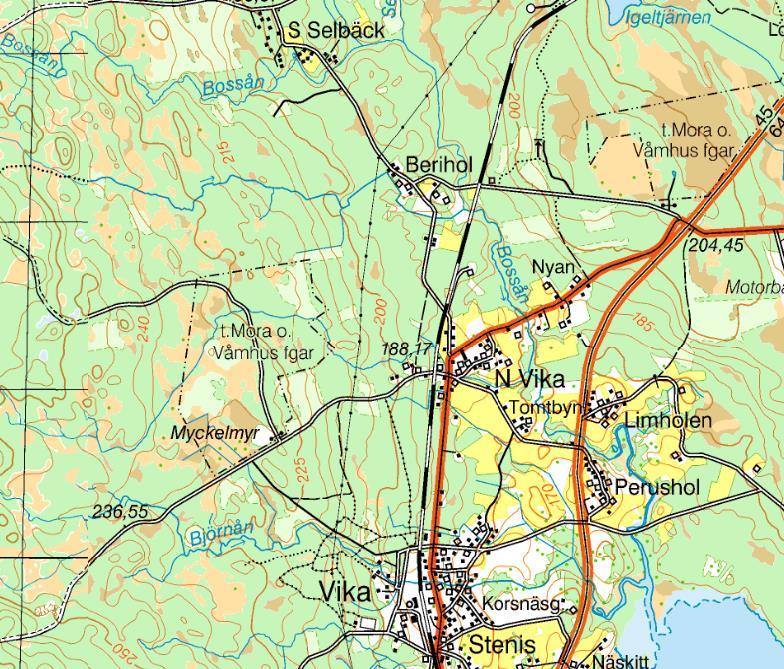 Generell beskrivning och bakgrund Utmärkande för vattendraget är den extremt låga sjöandelen i avrinningsområdet.