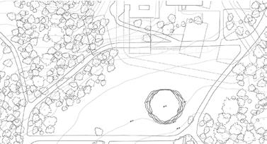 Förslaget består av en installation i tre delar som tar alla tre angivna platser i anspråk. Verket inkorporerar även Vårbergstoppen som en fjärde tänkt plats i gestaltningen.