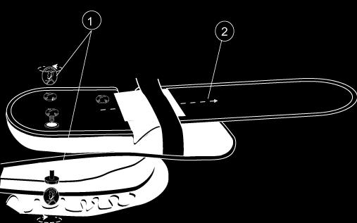 Flytta sidostycket till en annan uppsättning öljetter på västen och fäst det