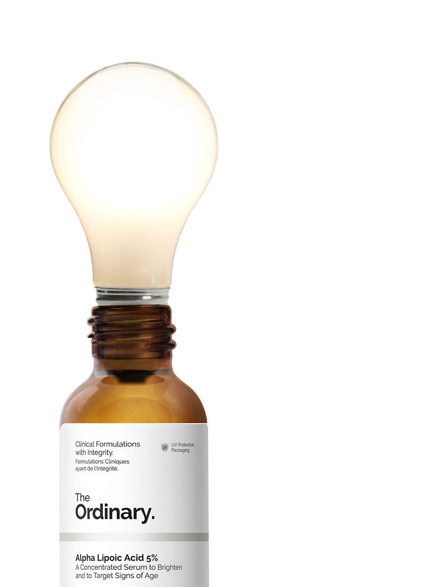 The Ordinary är en serie produkter under ständig uteckling som erbjuder etablerade, effektia kliniska teknologier som är framtagna för att sätta fokus på prissättning och ärlig kommunikation i hudård.