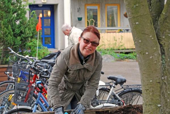 Vi slängde också grovsopor i den utplacerade