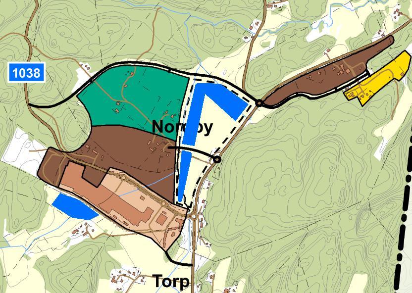 För att maxflödena från exploateringsområdena inte ska öka jämfört med innan exploatering bör fördröjningsmagasinen ha volymer enligt tabell 10.