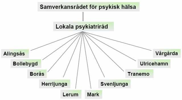 2010-09-14 2 Organisation för samverkan Sökande organisationer Kommunerna Alingsås, Bollebygd, Borås, Herrljunga, Lerum, Mark, Svenljunga, Tranemo, Vårgårda och Ulricehamn Södra Älvsborgs Sjukhus,