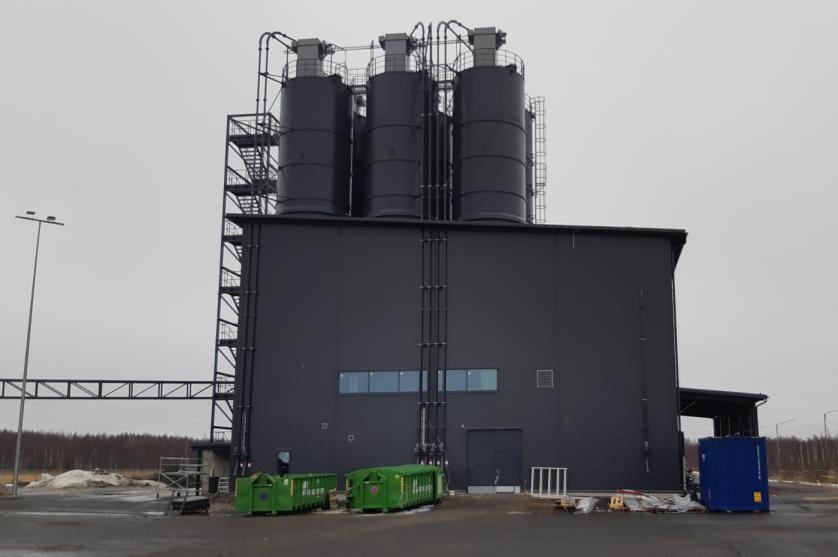 Asktvätt byggs i Björneborg, Finland Kapacitet 70 000 t/a (kan fördubblas med torr förbehandling) Första asktvätten i Finland och den största i Europa Konceptet har