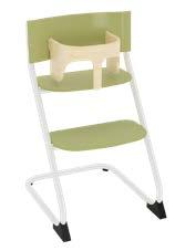 BYG - stol laminat med bygel 1 442 kr EMMA vuxenstol Stativ i formpressad björk, sits och rygg i klarlackad björkfaner alt. laminat i färgerna röd, gul, grön, blå, svart eller vit.