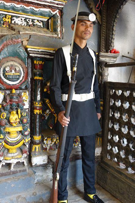 Hanuman Dhoka, kungliga palatset Palatset grundlades under Licchavi-perioden, 300-700