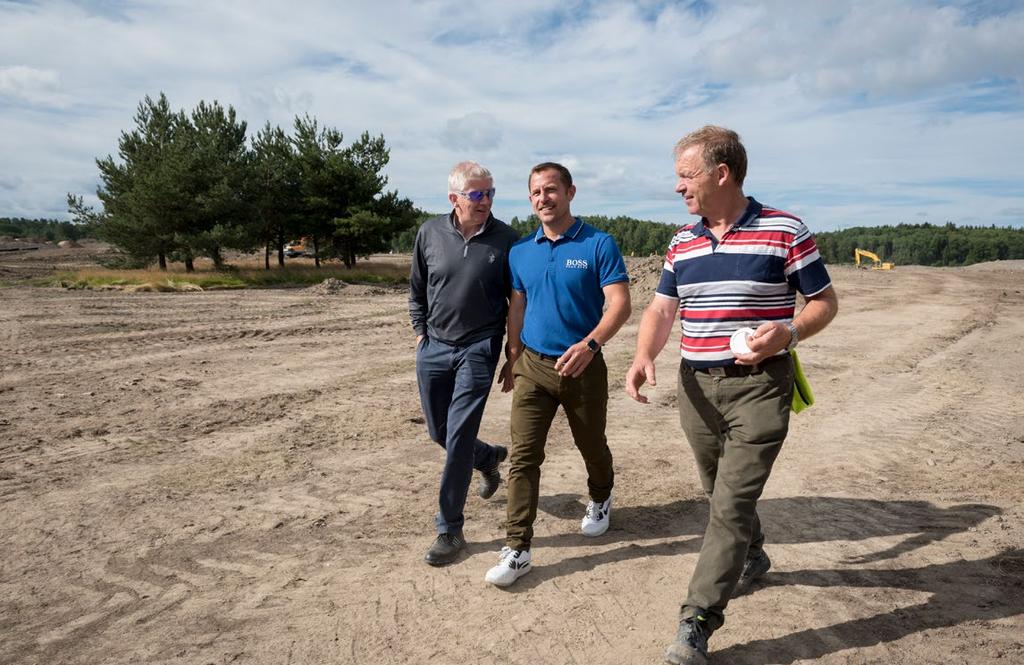 Michael O Leary, VD på Sol Golf, Andreas Ljunggren, VD