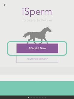 NYHET! - isperm Förbered spermaprovet enligt anvisningar och starta analysen.
