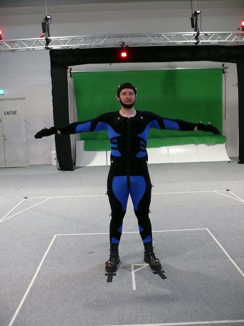Det är för att försäkra att skådespelaren inte flyter ovanför marken i programmet. Kameran som används på studion får absolut inte flyttas.