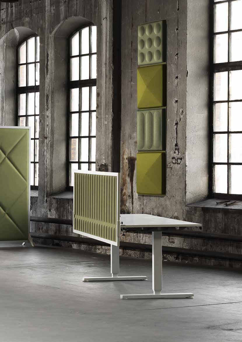Our sound absorbers are designed to prevent interference sources. They shield off and create enclosed spaces while effectively absorbing the noise and provide peace of mind.