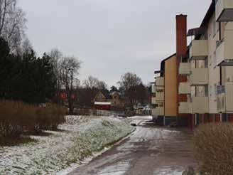 en svag lutning åt sydöst. Resterna efter den gamla husgrunden ligger på högsta punkten i norra delen av området.