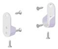 73161 Ändplugg klädstång Täck öppna ändar (2-pack) Klädstångsfäste Till klädstång (2-pack) Ändplugg art. 72092 B19xH43 art.