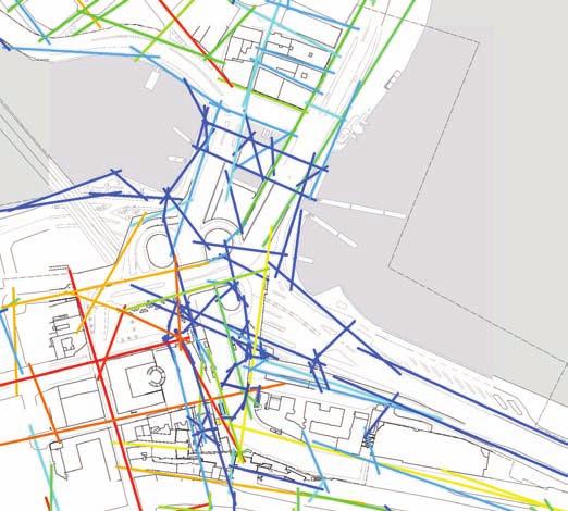 Främsta orsaken till detta är trafikkonstruktionen, som skapar många brutna siktlinjer och gångstråk som Gula och Blå gången, där man måste röra sig igenom Slussenkomplexet med dålig överblick