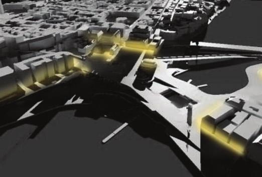 I synnerhet nattetid kan det tänkas att områdena kring kajerna eller terrasserna kan upplevas mörka och öde. Det centrala är dock om Slussen kan bli mer av en levande och tillgänglig stadsmiljö.