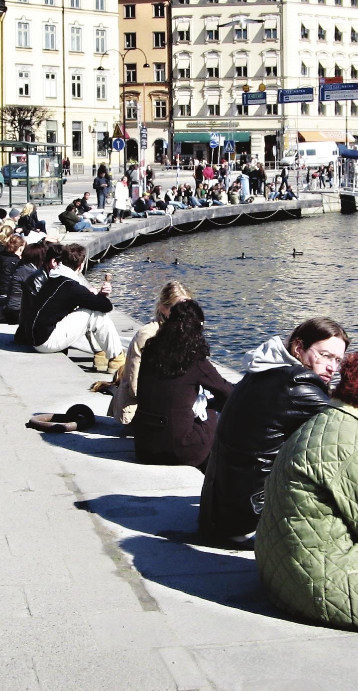 Vattenkontakt Slussen har ett mycket speciellt läge mellan Mälaren och Saltsjön, en plats där sött möter salt.